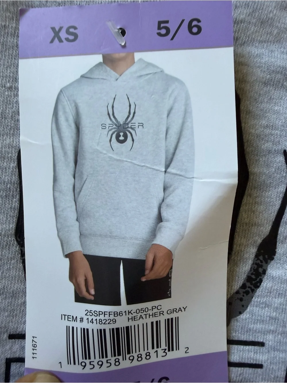 Spyder youth hoodie size 5/6
